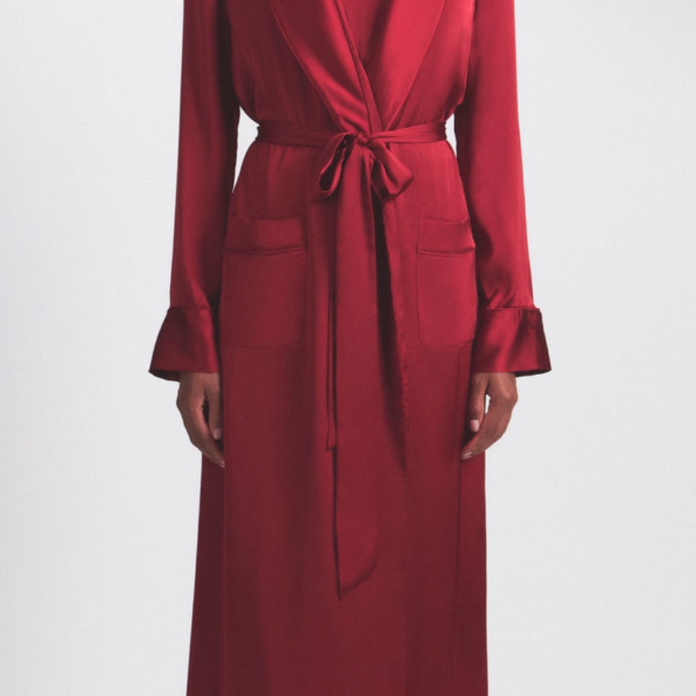 SKIMS Rich Red Women's Robe